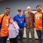 Russell Wilson Instagram - Incredibly Grateful to visit the amazing folks at @centurahealth with @mdhenningsen at St Anthony hospital today. Thank you for inspiring us and keep on fighting! 💪 @broncos @broncosofffield Denver, Colorado