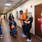 Russell Wilson Instagram - Incredibly Grateful to visit the amazing folks at @centurahealth with @mdhenningsen at St Anthony hospital today. Thank you for inspiring us and keep on fighting! 💪 @broncos @broncosofffield Denver, Colorado