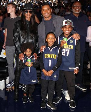 Russell Wilson Instagram - Such a special moment! 
Denver @Nuggets World Champs! 🏆
#FamilyMemories @Ciara