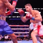 Ryan Garcia Instagram – I want to thank everyone for their support tonight ⭐️ this was a tough opponent who hit pretty hard but we sniped the shot 👊🔥 my first fight under @derrickdjames1 and we are going to build off this 🥊 Brinng that rolly polly girl 😭😭 also never trying shoulder roll again 😂 for the record Derrick Told me never to do that hahaha Houston, Texas