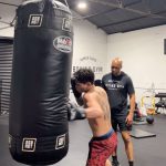 Ryan Garcia Instagram – Practice Makes Perfect 🔥😤 The grind with @derrickdjames1 DECEMBER 2nd we come with vengeance 🥊