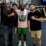 Ryan Garcia Instagram - Shenanigans with @floydmayweather and @adinross W Chat 💬 📸 @95.media Can Adin fight tho??? Neon Lit always