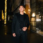 Ryan Garcia Instagram - Outfit of The Night ✨With one of my favorite Brands, I can relate with @giorgioarmani My favorite color is Blue as well 💙Also Love the Watch collection. Cheers 🥂 #mensfashion #outfit #watch Beverly Hills, California
