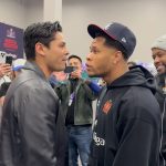 Ryan Garcia Instagram – Ran up on Devin and he crumbled. STOP LETTING YOUR DAD PIMP YOU! 🔥🔥 4-20 it’s go time! See you on the press tour Pussy. Exposed how soft you really are!!! I’m crushing you. Daddy Bill Almost cried. He will cry in the fight 🥲
