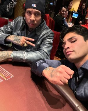 Ryan Garcia Instagram - Vegas is hilarious @bobbialthoff @tyga