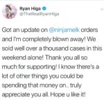 Ryan Higa Instagram - 🤯🙏 @ninjamelk