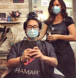 Ryan Higa Instagram - Amazing how big a difference one little haircut can make... I now have 20/20 vison. Thanks @aumiriebalayage