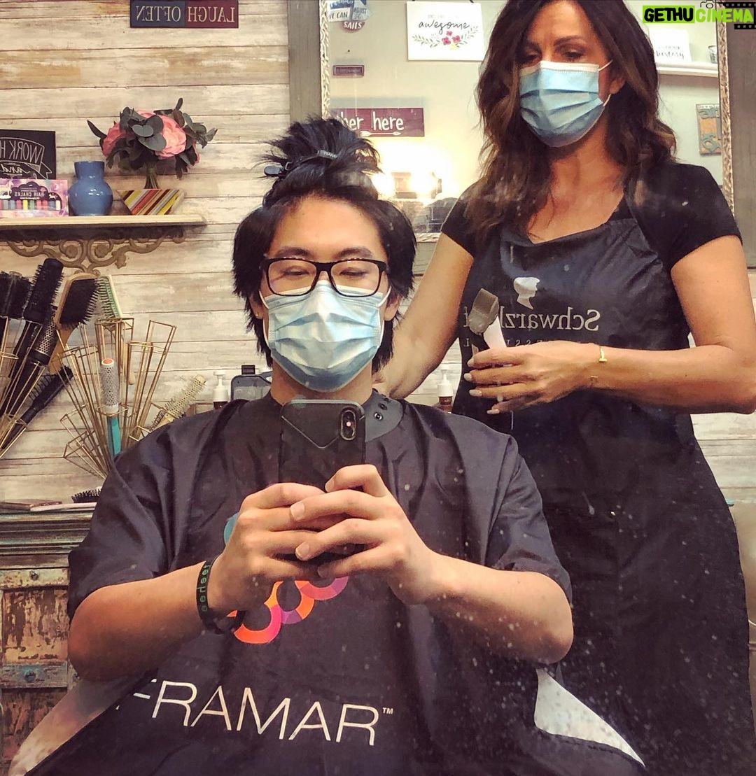 Ryan Higa - 183.4K Likes - Amazing how big a difference one little haircut can make... I now have 20/20 vison. Thanks @aumiriebalayage
