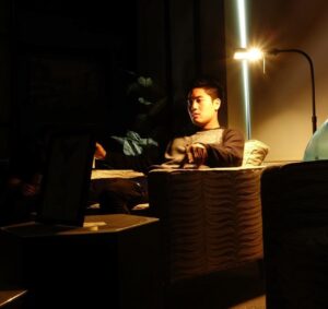 Ryan Higa Instagram - Sometimes you just have to sit under the right light, late a night and think about life, to seem bright, in spite of the dark knight that lies beneath the eyes of every personal fight one might hide in fright and hold tight to the blight of- ...alright, I can no longer write. Story’s over. I gotta wipe. #shittythoughts