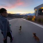 Ryan Higa Instagram - So I thought these were nice pics because of the sky but like... wtf is my hand doing? Now I’m wondering if I always walk like that 🤨