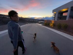 Ryan Higa Instagram - So I thought these were nice pics because of the sky but like... wtf is my hand doing? Now I’m wondering if I always walk like that 🤨