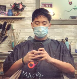 Ryan Higa Instagram - Amazing how big a difference one little haircut can make... I now have 20/20 vison. Thanks @aumiriebalayage