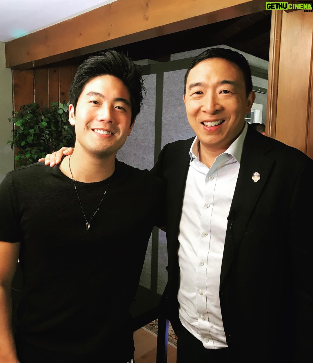 Ryan Higa Instagram - I’ve actually donated for the first time ever. New podcast with @andrewyang2020 is up! Check it out on @offthepillpodcast! #yanggang