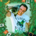 Ryan Kelley Instagram - Here's a fun fact. Bars aren't cat friendly, who knew 🍀 #happystpatricksday