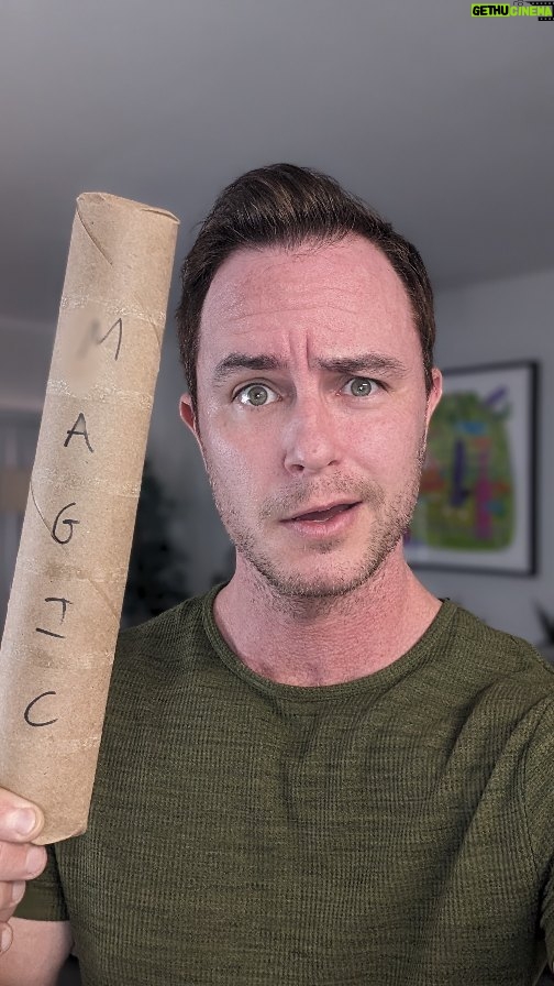 Ryan Kelley Instagram - Took me the entire strike to learn real magic.. still not perfect. All you need is 3 things! 1) Paper towel roll with one sheet left, will not work if there's more 2) Have to believe 3) A ring light to film it duhhh