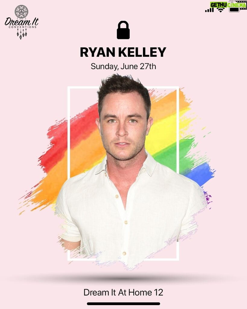 Ryan Kelley Instagram - Come say hi Sunday June 27th! Parts of the profits will be donated to SOS Homophobie, a charity fighting for LGBTQ rights. More info @dreamitcon
