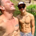 Ryan Phillippe Instagram - the rocky uphill hike was well worth the warm woodland baptism that followed 🙏 McCauley Warm Springs