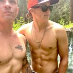 Ryan Phillippe Instagram - the rocky uphill hike was well worth the warm woodland baptism that followed 🙏 McCauley Warm Springs