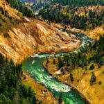 Ryan Phillippe Instagram - yellowstone canyon just beyond the waterfall Tower Fall