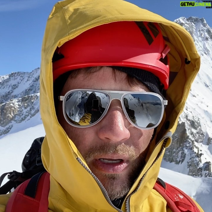Ryan Phillippe Instagram - Another day, another summit: this one in snow, ice, and rock. Thanks for keepin me alive and showin me the ropes @willsimclimber Aiguille du Midi 3842m - Mont Blanc