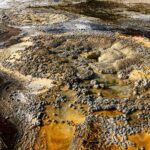 Ryan Phillippe Instagram - the geo thermal pools & hot springs are incredible. boiling water bubbling naturally out of the earth & or blasting into the air. the multicolored bacteria is like ancient paints & ever changing. otherworldly belching mud pools & terraces formed by the centuries of running water constantly changing its shape.