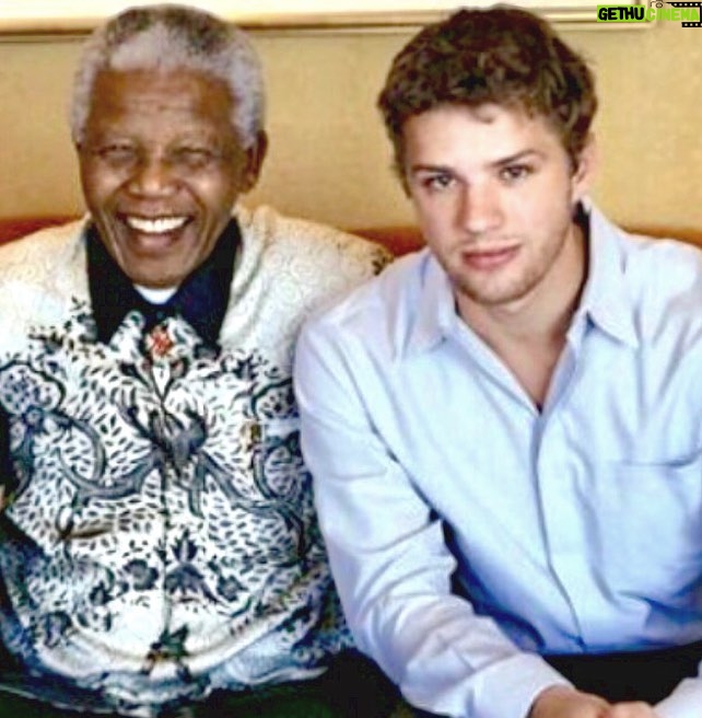 Ryan Phillippe Instagram - this man has been on my mind lately. spending time with him was something i will treasure forever. a true & historic pillar of strength & righteousness. i just re-read, "Long Walk To Freedom" if you haven't, do it. #NelsonMandela rest in power