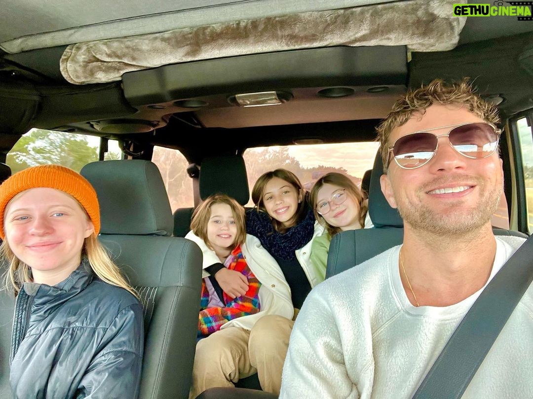 Ryan Phillippe Instagram - Had the BEST Thanksgiving wknd w these lil beauties. Sawyer, Ever, Kai & Isla. Pizza was had, Elf was watched, Young Sheldon was binged(along w teen romance anime). Boba was had, boardwalk shopping, cooking of pancakes was attempted, and we found some fake snow. + the eagles beat buffalo in OT and moved to 10-1, but I think that only mattered to me.😊