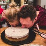 Ryan Seacrest Instagram - Question is, will I even fit into my suit for @rockineve anymore? #holidayeats 🍽️ 1. Sinking our teeth into my favorite cake, a fudge mint chocolate chip ice cream cake. 2. Mom’s famous Christmas morning sausage balls 3. Christmas Day paella (one without shellfish for me)