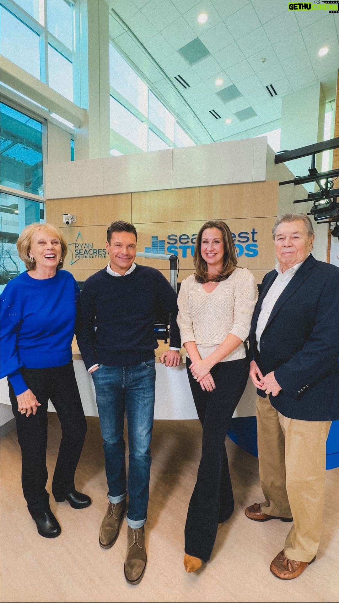 Ryan Seacrest Instagram - My family and I are looking back at this year with so much gratitude, thankful that we’ve been able to open 3 #SeacrestStudios this year; and although things can move quickly, it’s always nice to pause and reflect on all the incredible moments that have come from opening 14 broadcast centers for kids across the country. We look forward to opening many more! #newyear #2023