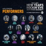 Ryan Seacrest Instagram - Which artist are you most excited to ring in the new year with? Can’t wait to see all of them take the stage in Hollywood for @RockinEve 🎉  Tune in December 31 at 8/7c on @ABCNetwork! #RockinEve