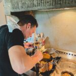 Ryan Seacrest Instagram - Probably the simplest vegetarian meal… Just found what I had in the kitchen to make Italian Soffritto. It’s always great to improvise just don’t forget to top it off with some EVOO