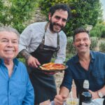 Ryan Seacrest Instagram - Pizza with Dad is always a celebration. His favorite is margherita with a drizzle of EVOO on top. Happy #FathersDay!