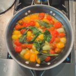 Ryan Seacrest Instagram - Probably the simplest vegetarian meal… Just found what I had in the kitchen to make Italian Soffritto. It’s always great to improvise just don’t forget to top it off with some EVOO