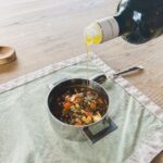 Ryan Seacrest Instagram - Probably the simplest vegetarian meal… Just found what I had in the kitchen to make Italian Soffritto. It’s always great to improvise just don’t forget to top it off with some EVOO