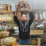 Ryan Seacrest Instagram - Just because you skipped the gym for some cheese, doesn’t mean you can’t get shredded Swipe for my cheesy squat routine. Happy #NationalCheeseDay The Cheese Store of Beverly Hills