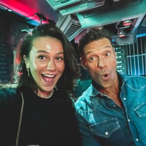 Ryan Seacrest Instagram - Happy #ValentinesDay @aubreypaige_ , can’t wait to eat that cookie dough with you but first, @disneyparks churros