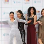 Saba Mubarak Instagram - و اخيرا اخواتي و انا بنحضر فيلم بنات عبد الرحمن مع بعض من السجادة الحمراء في مهرجان مالمو السينمائي ❤️ I love you guys so much For being the best actresses ever I am so blessed to have you in my life @zaid.a.h @ayawuhoush @farahbsieso @hananhillo @mariamkamelbasha @sabamubarak @maffswe pics @hamedz199