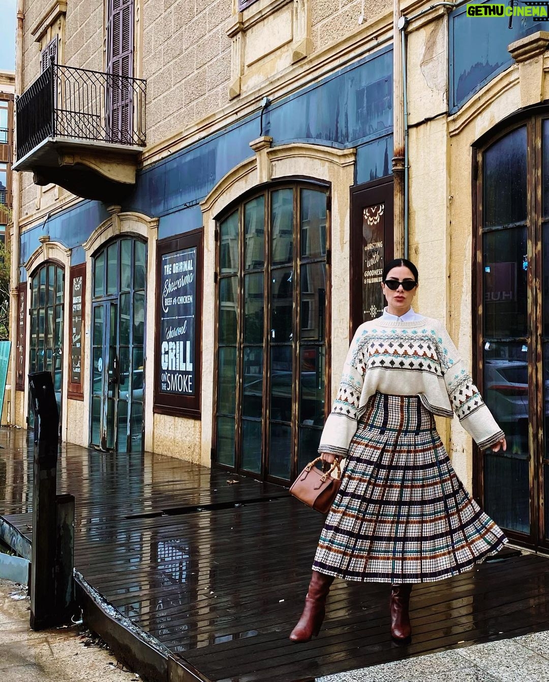 Saba Mubarak Instagram - Roaming the streets of #beirut is bitter sweet , bitter to see the once lively heaven so quiet, but sweet to see this beautiful city standing up slowly, bless the resilience of the Lebanese people ❤️❤️❤️❤️