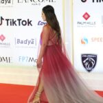 Saba Mubarak Instagram - I’m obsessed with this look thank you ! Styled by: @yasmineeissa Dress: @hassidrissofficial Shoes: @renecaovilla Jewellery: @jude.benhalim Makeup: @bysaraerian Hair: @alsagheersalons