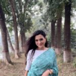 Sabila Nur Instagram – wearing: @aarshi.saree 🍃🍁
