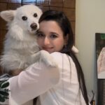 Sabila Nur Instagram - Buttons: “I love spending quality time with mommy” ❤️ #dogsofinstagram #dogsofinsta #whitedogsofinstagram #americaneskimo #dogmomlife🐾 #dogmom #dogmodel #lifeline #lifeline💕