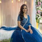 Sabila Nur Instagram - My Cinderella moment ✨👸🏻 Thank you, @isratmaria.official apu 💙 wearing: @jkforeignbrands01 makeup by: @glow_by_maria_mrittik