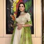 Sabila Nur Instagram - leaving a trail of glitter ✨🤩💫 Outfit: @meherofficials Makeup: @maliha_ibrahim