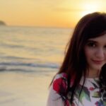 Sabila Nur Instagram - Sunset state of mind 🌸❤️ Langkawi Island, Malaysia