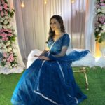 Sabila Nur Instagram - My Cinderella moment ✨👸🏻 Thank you, @isratmaria.official apu 💙 wearing: @jkforeignbrands01 makeup by: @glow_by_maria_mrittik