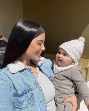 Sabina Hidalgo Instagram - enchi, te soñé tantas veces y te hiciste realidad. ser tu mamá es lo mejor de mi vida 🤍 te amo