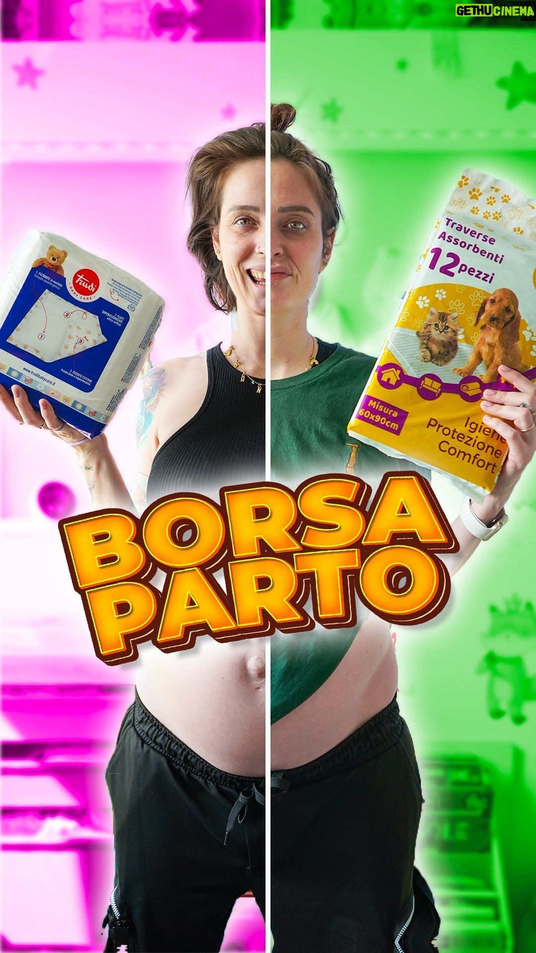 Sabrina Cereseto Instagram - Differenze della borsa parto, prima gravidanza vs seconda. 🤰 Ps: É TUTTO VERO 😂❤️ #borsaparto #gravidanza Chi non lo ammette è un falso 😂❤️