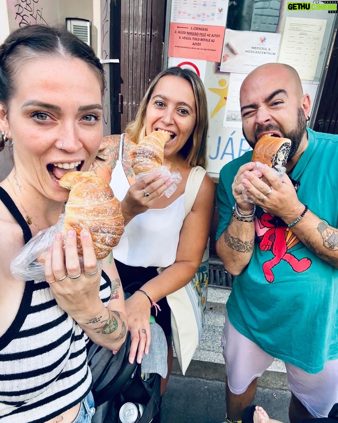Sabrina Cereseto Instagram - Prime 24 ore in 🇭🇺 con LaBurini, marito, e le frignette. Ci sono arrivata dopo 12 ore che non tutti i ristoranti con le insegne colorate di rosso bianco e verde non facessero tutti cibo italiano 😂 ‘Che strano, ogni cosa qui è italiana’ 🫣😂❤️ Budapest, Hungary