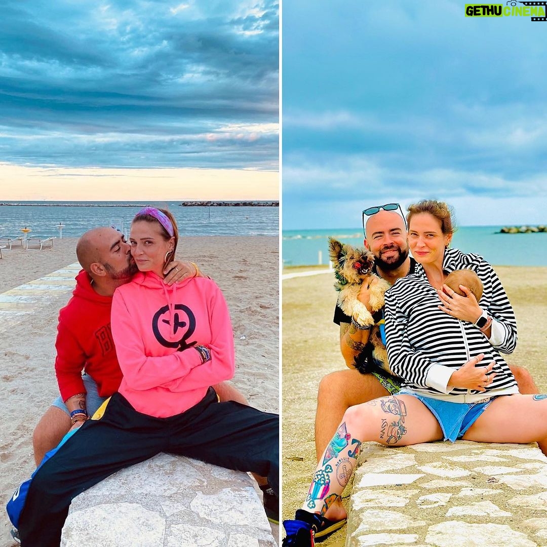 Sabrina Cereseto Instagram - 2020 vs 2023, stessa spiaggia stesso mare famiglia allargata ❤️ Scorri a destra per vederle tutte 🥰