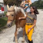 Sabrina Cereseto Instagram – Dante e il suo primo approccio sul cavallo ❤️